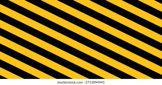 Advertencia Línea de rayas diagonales amarillas negras Patrón sin costuras