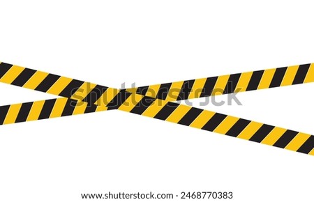 Warning yellow black diagonal stripes line. Safety stripe warning caution hazard danger road vector sign symbol.  Vector illustration . EPS 10 