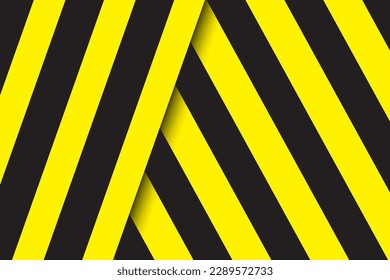 Warning yellow black pattern vector, screensaver