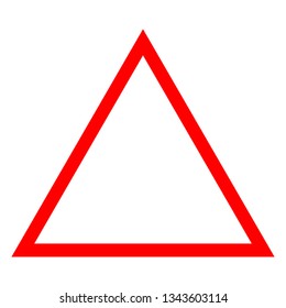 warnning border template vector