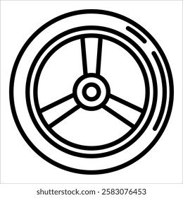 Warp Drive Icon Element For Design