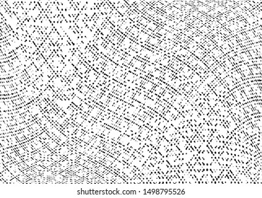 Warp grunge texture background, Wave pattern overlay vector, Halftone dot design, Black abstract textured