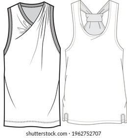 oberste Flachskizzengrafik von Warp Jersey 