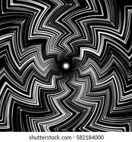 Warp speed abstract background. Stars blurred on a faster than light speed after warp drive activation. Stock vector illustration of superluminal hyperspace travel. Radial starburst background.