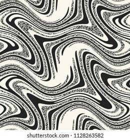 Warp Striped Mottled Textured Pattern