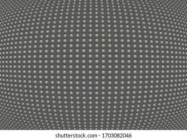 Warped dots background, abstract vector art illustration
