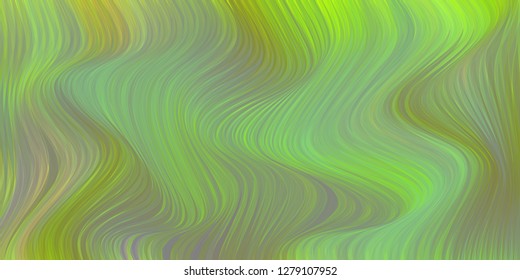 Warped lines colorful vector background. Modern abstract creative backdrop with multicolor stripes. Curly stripes surreal texture.
