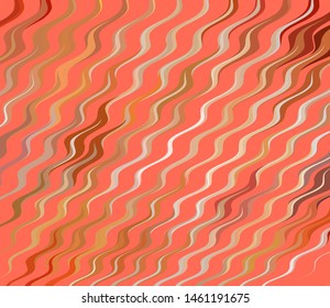 Warped lines striped background. Modern abstract creative vector texture perfect for packaging design. Cover template. Twisted stripes optical illusion.