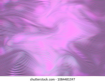 

Warped moire stripes in abstract style. Motion colorful background. Striped abstract vector background. Wave stripe texture. Twisted stripes optical illusion. 
