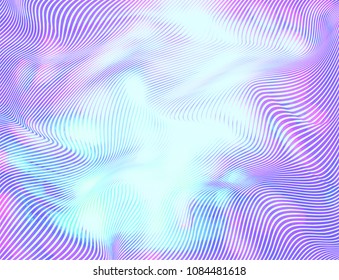 

Warped moire stripes in abstract style. Motion colorful background. Striped abstract vector background. Wave stripe texture. Twisted stripes optical illusion. 
