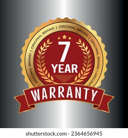 Warranty badge and Product quality badge