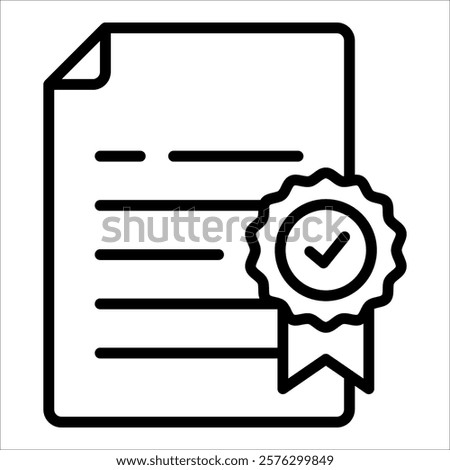 Warranty Card Icon Element For Design