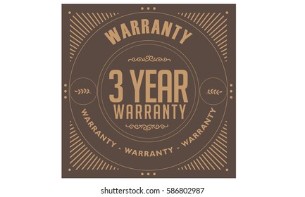 warranty icon 3 year