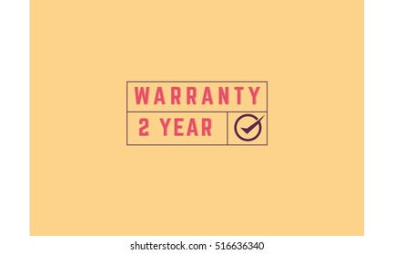 warranty icon vector