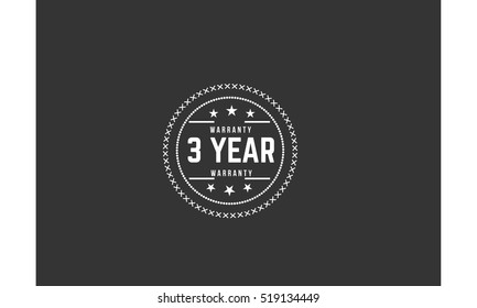 warranty icon vector