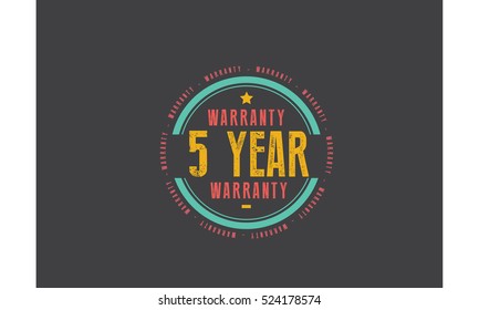 warranty icon vector
