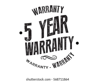 warranty icon vector