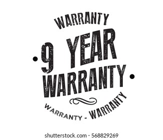 warranty icon vector