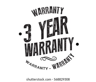 warranty icon vector