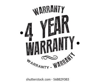 warranty icon vector