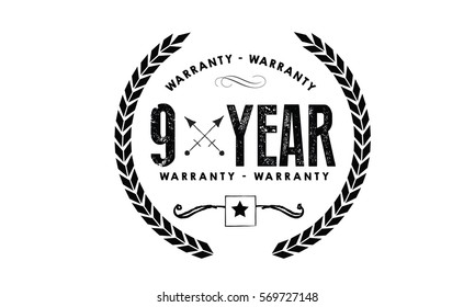 warranty icon vector