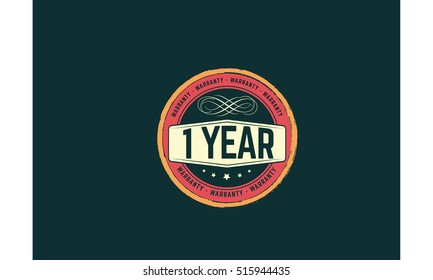 warranty icon vector background