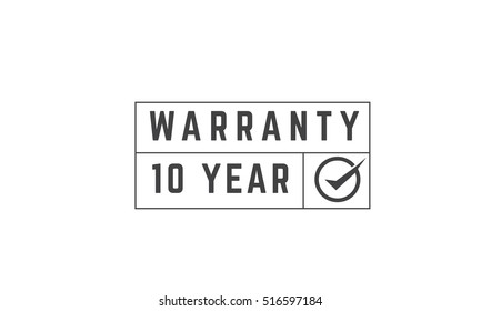 warranty icon vector background