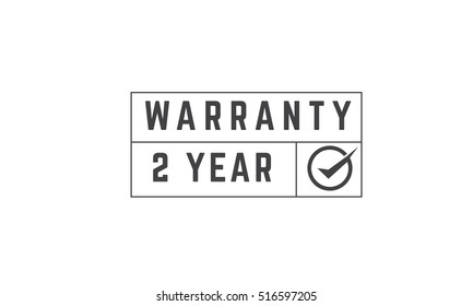 warranty icon vector background