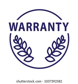 Warranty icon, Vector illustration