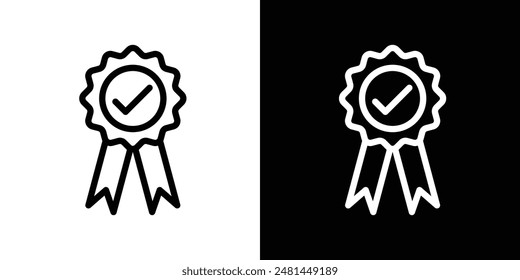 Warranty line icon vector illustration set.