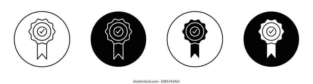 Warranty outlined icon vector collection.