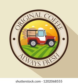 warranty seal original coffee with car