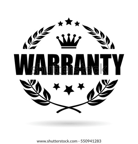 Warranty vector icon