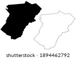 Warren County, Commonwealth of Virginia (U.S. county, United States of America, USA, U.S., US) map vector illustration, scribble sketch Warren map
