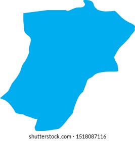 warren county map in state of Virginia