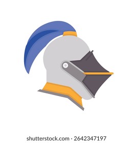 warrior and ancient helmet illustration