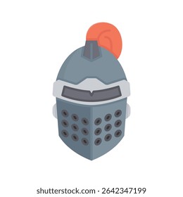 warrior and ancient helmet illustration