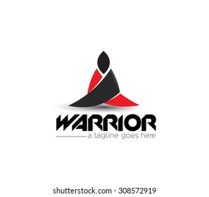 Warrior Branding Identity Corporate vector logo design 