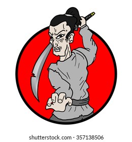 warrior cartoon draw
