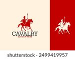 Warrior Cavalry Knight Logo design