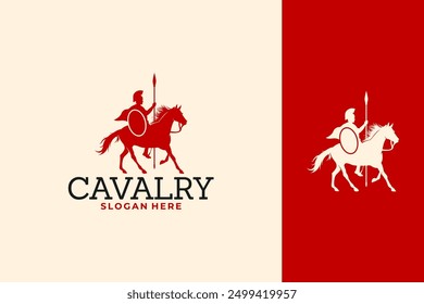 Warrior Cavalry Knight Logo design