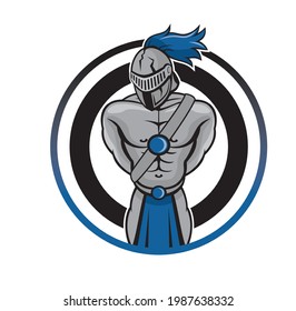 Warrior character design illustration vector eps format , suitable for your design needs, logo, illustration, animation, etc.