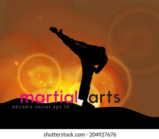 Warrior. Editable vector, eps 10