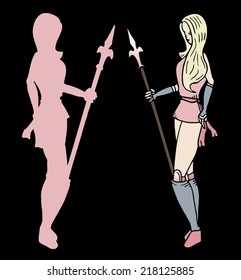 Warrior girl