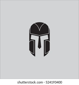 warrior helmet icon vector