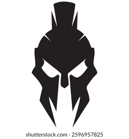 warrior helmet icon vector design