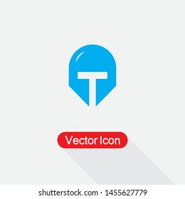 Warrior Helmet Icon Vector Illustration Eps10