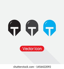 Warrior Helmet Icon Vector Illustration Eps10