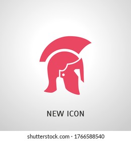 warrior helmet Icon. Vector illustration EPS 10.