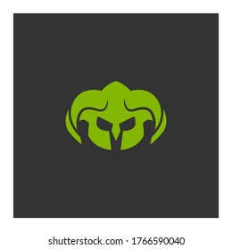 Warrior helmet Icon. Vector illustration EPS 10.